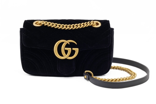 Gucci GG Marmont Black Velvet