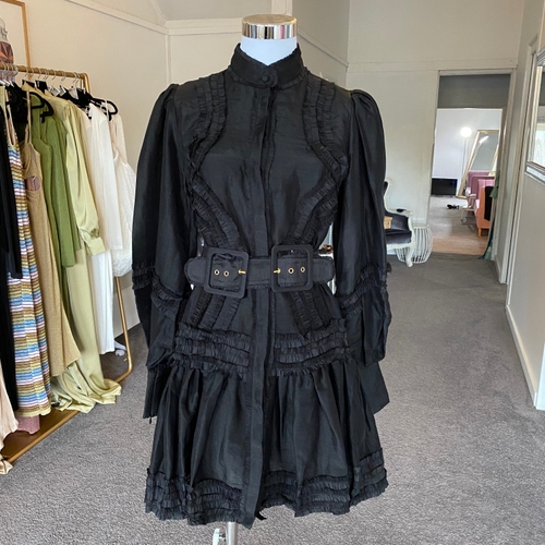 Mackenzie Mode Starlet Mini Dress - Black