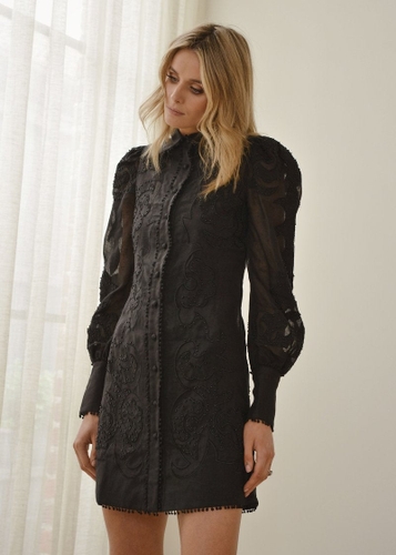 Mackenzie Mode Topiary Dress - Black