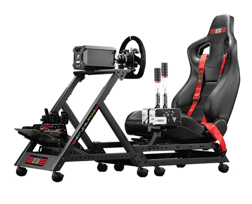 Next Level Racing GTtrack Racing Cockpit + Thrustmaster TS-XW Wheel and Pedals