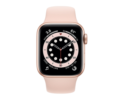 Apple Watch Series 6 GPS - 40mm Gold Case with Pink Sport Band