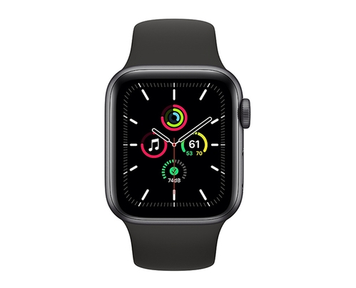 Apple Watch SE GPS - 40mm Space Grey Case with Black Sport Band
