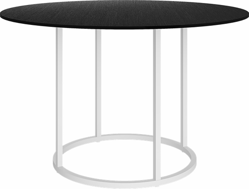 White Arc Dining Table - Round