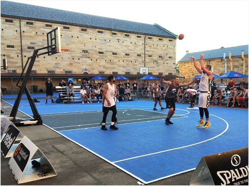 MSF Portable 3x3 Basketball - Half Court