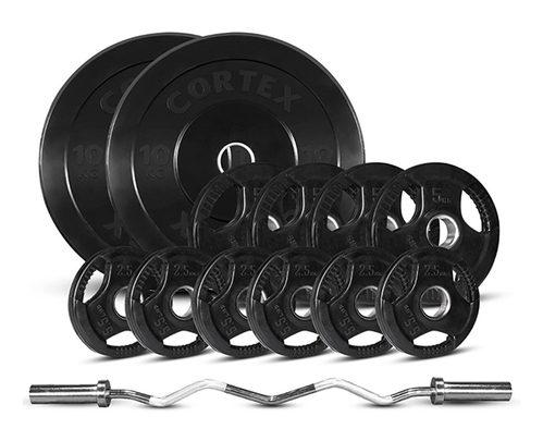 Cortex 60kg Olympic Curl Bar Set