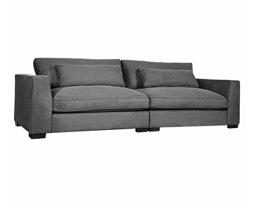 Ostro Anglesea 4 Seater Sofa Dark Grey