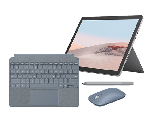 Microsoft Surface Go 2 10.5� 128GB Platinum & Accessories Bundle