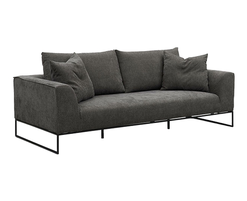 Kalona Vaeroy 3 Seat Sofa with Upholstered Cover Pewter