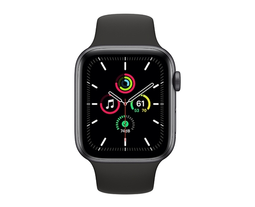 Apple Watch SE GPS - 44mm Space Grey Case with Black Sport Band