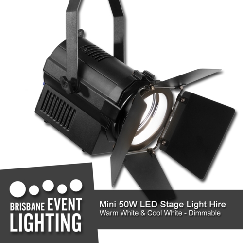 50 Watt Adjustable White LED Stage Light Hire