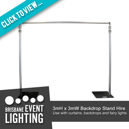 3m x 3m Backdrop Stand Hire