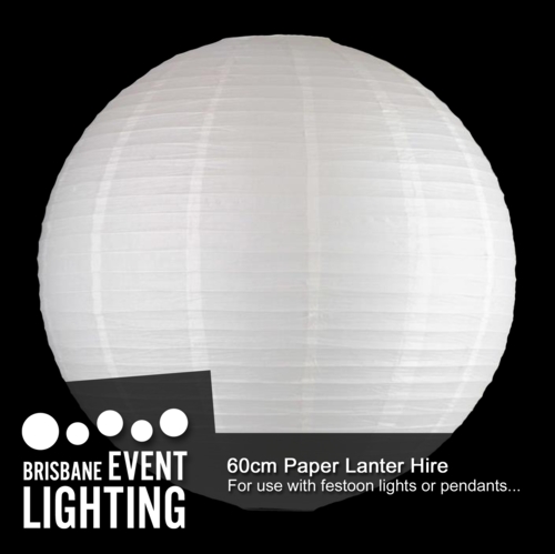 60cm Paper Lantern Hire