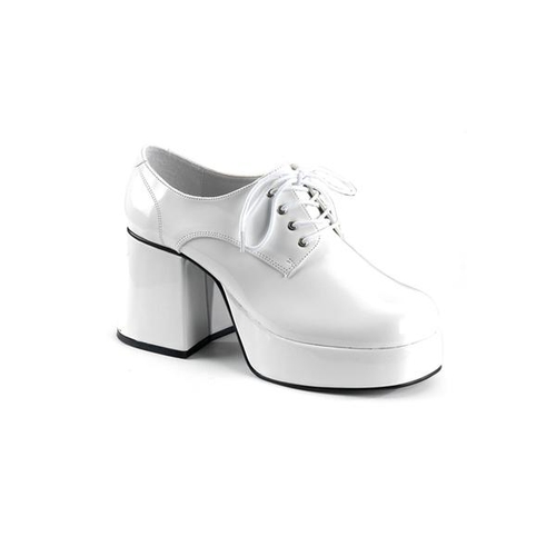 White Disco Platform Shoes - 