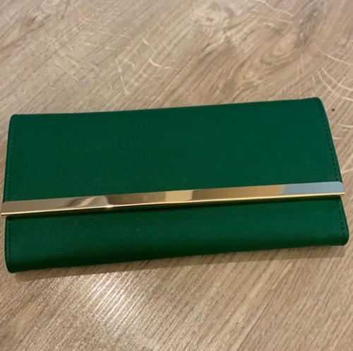 Dark Green BRAND NEW Colette Clutch Wallet