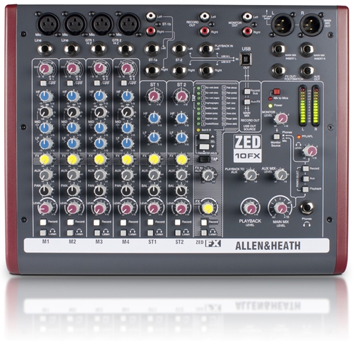Allen & Heath ZED10FX Audio Mixer