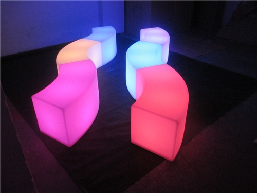 Glow Curved Bench 