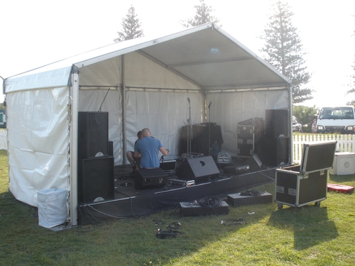 3m x 6m Marquee with Stage