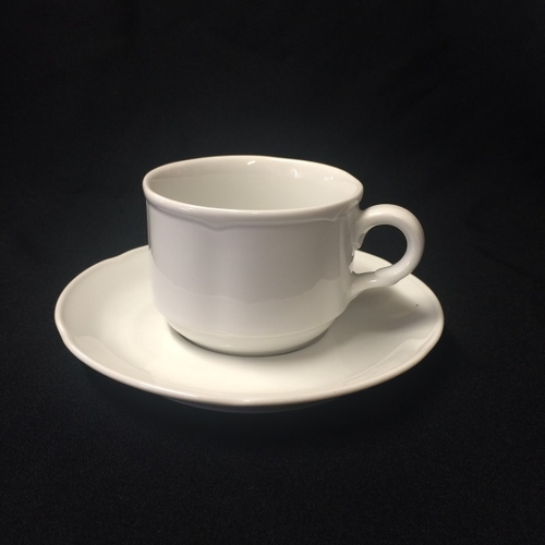 Scallop Coffee & Saucer
