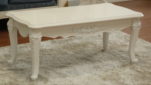White french coffee table